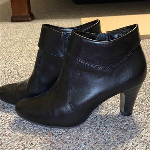 George black heel booties. Size 7
